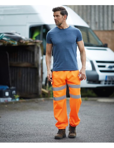 Y-HV016T-Hi-Vis Jogging Bottoms
